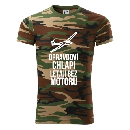 Opravdovi chlapi létají bez motoru