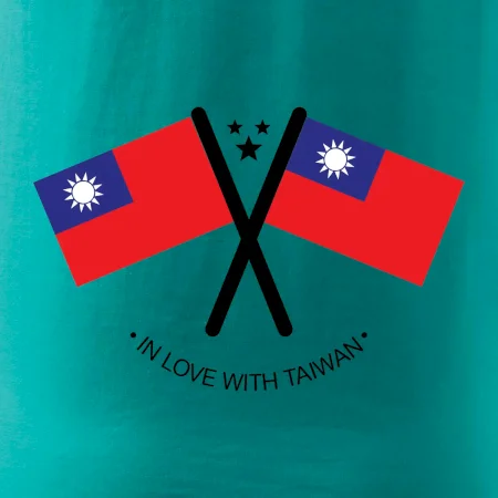 In love with Taiwan - vlajky