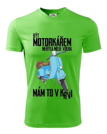 Být motorkářem nebyla moje volba skútr