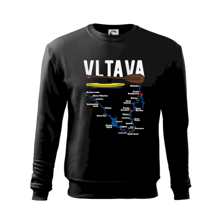 Mapa řeky Vltavy