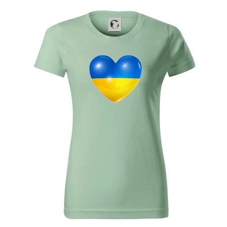 Ukrajina srdce vlajka