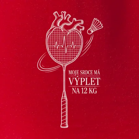 Badminton srdce s výpletem