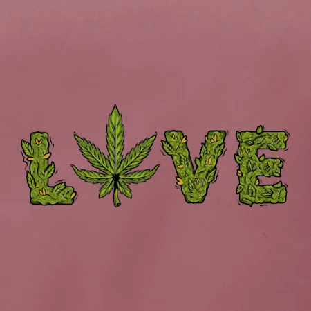 Konopí nápis love