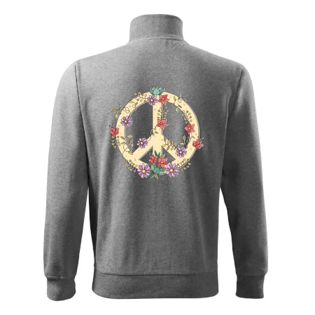 Peace symbol pískový