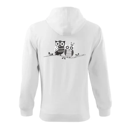 Dvě sovy abstraktní