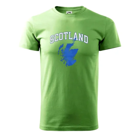 Scotland nápis s mapou