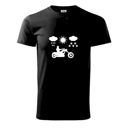 Motorkář za každého počasí - chopper