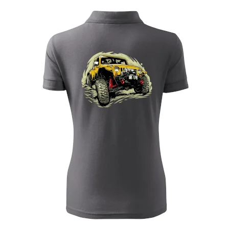 Žlutý offroad s navijákem