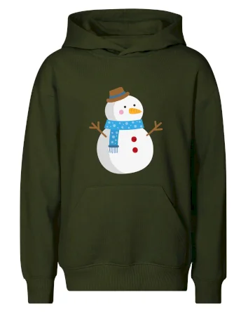 Sněhulák se šálou