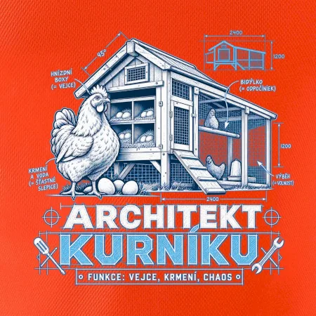 Architekt kurníku technický výkres