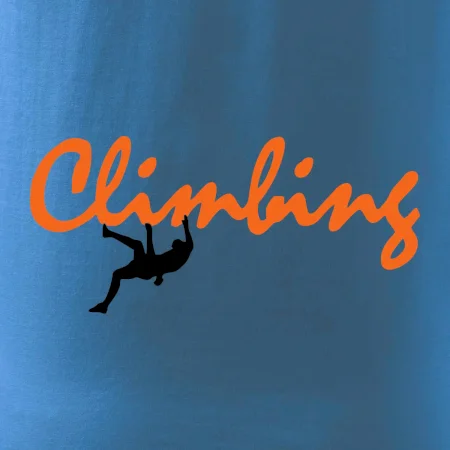 Climbing psací text