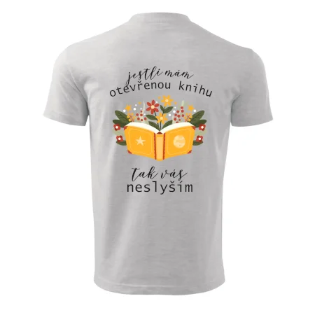 Jestli mám otevřenou knihu, tak vás neslyším