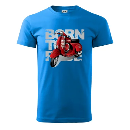 Scooter born to ride red