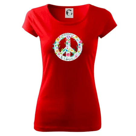 Peace and love symbol