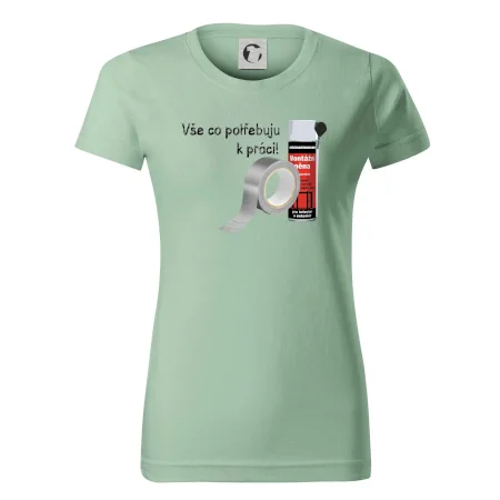 Pěna  a páska - vše co potřebuji k práci
