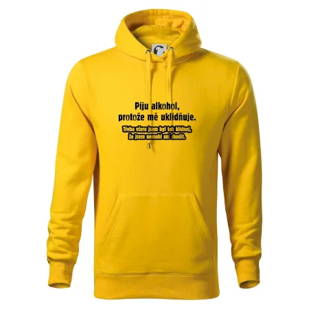 Piju alkohol uklidňuje mě