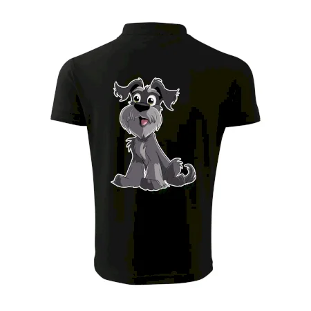 Knírač kreslený sedící