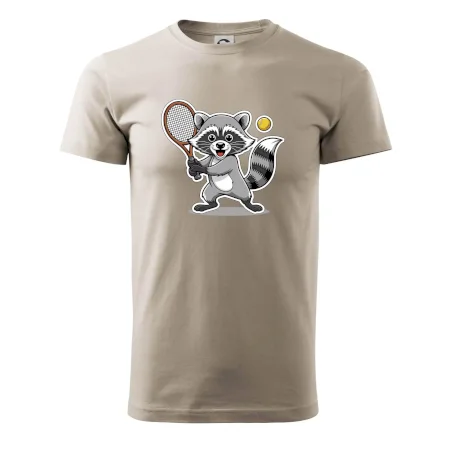 Mýval hraje tenis kreslený