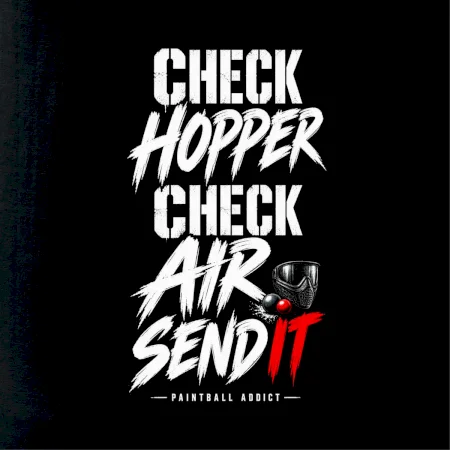 Kontrola zásobníku check hopper air paintball