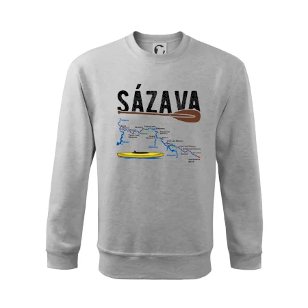 Mapa řeky Sázavy