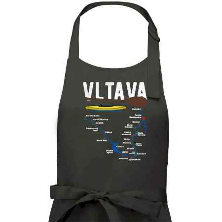 Mapa řeky Vltavy
