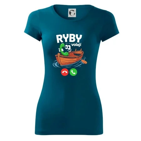 Karikatura ryby volají