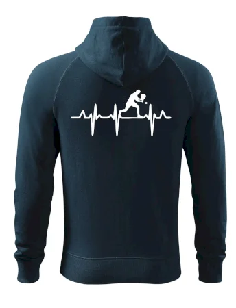 EKG stolní tenista stojící