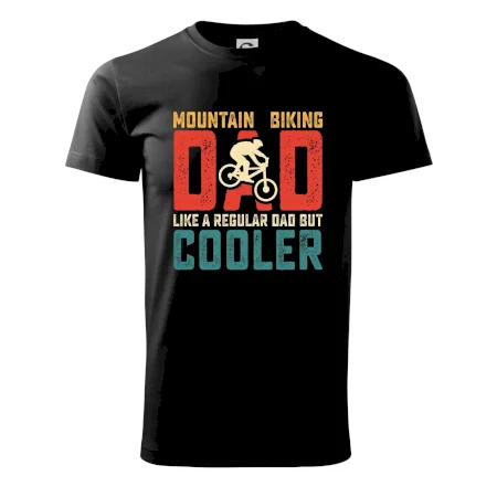 Mountain biking dad like a regular dad