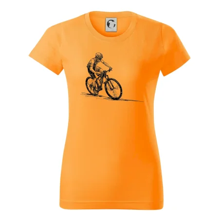 MTB kreslený cyklista