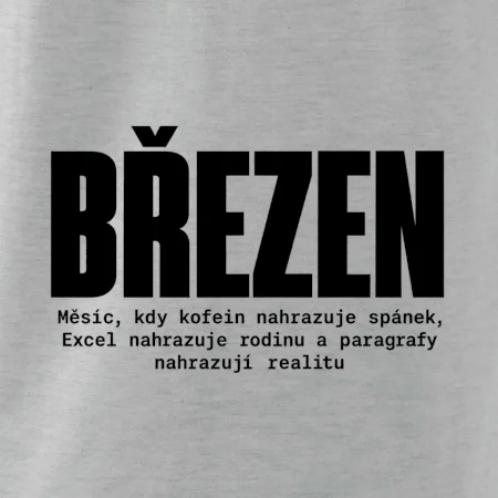 Březen kofein místo spánku