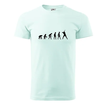 Evoluce baseball pálkař nápřah