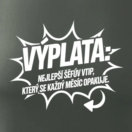 Výplata nejlepší šéfův vtip, který se každý měsíc opakuje