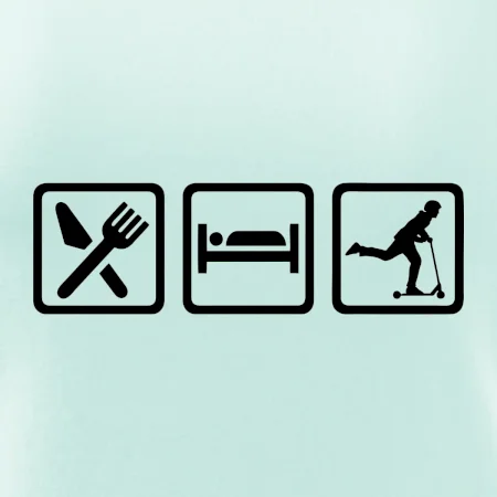 Eat sleep koloběh - koloběžka