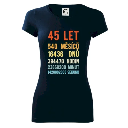 Narozeniny 45 přepočet času