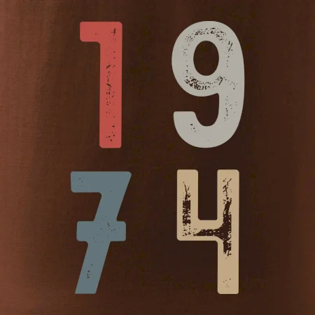 Vintage číslice 1974