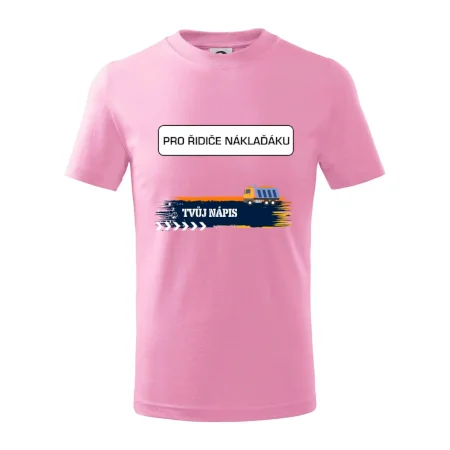 Stavba - vlastní nápis - náklaďák