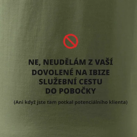 Dovolená na Ibize není služební cesta