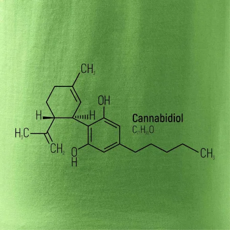 Molekulární struktura CBD (Canabidiol)