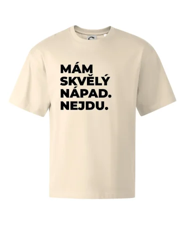 MÁM SKVĚLÝ NÁPAD. NEJDU.
