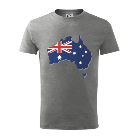 Austrálie - vlajka mapa