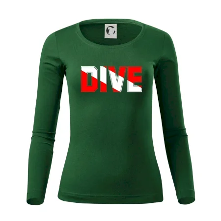 Dive nápis vlajka