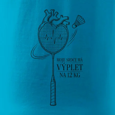 Badminton srdce s výpletem