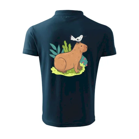 Kapybara a ptáček