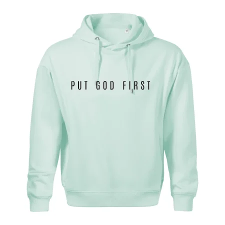 Put God first slabý nápis