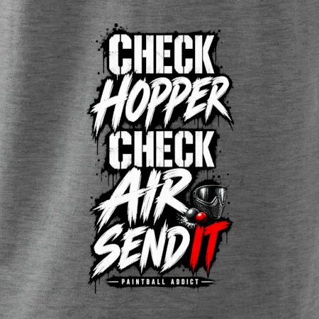 Kontrola zásobníku check hopper air paintball