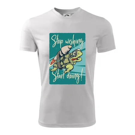 Stop wishing start doing želva