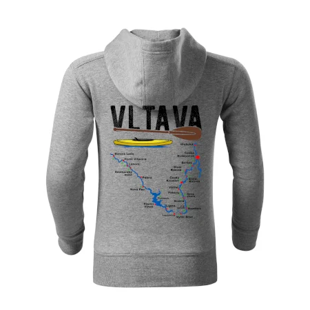 Mapa řeky Vltavy