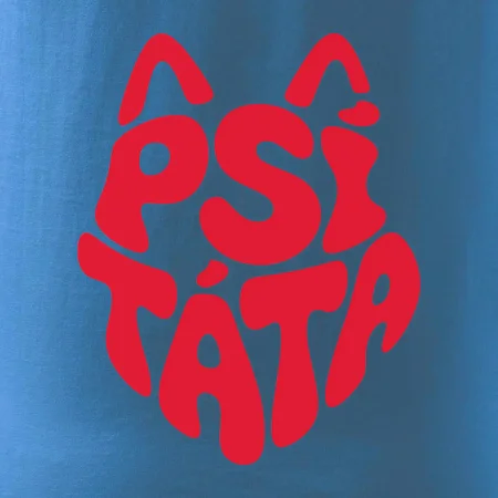 Psí táta nápis v hlavě