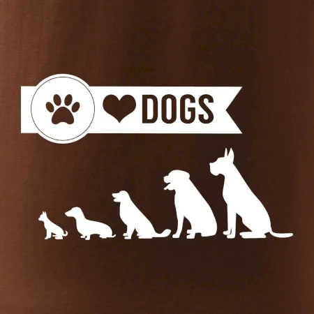 I love dogs - tlapka