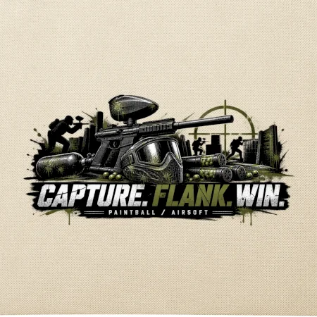 Taktika capture flank win paintball